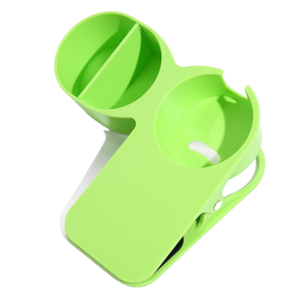 Clip-On Double Cup Holder