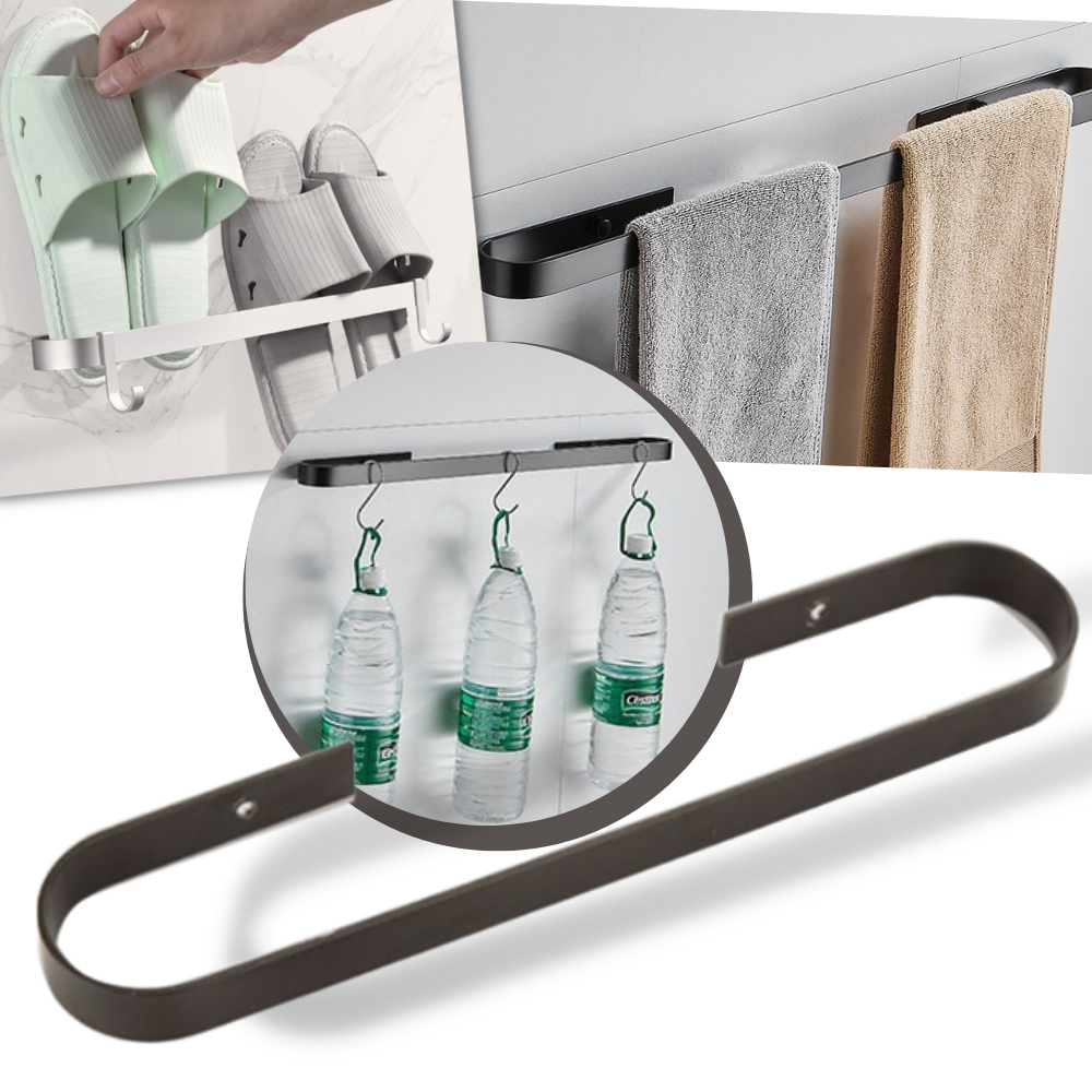 Aluminium Wall-Mounted Slipper Rack -